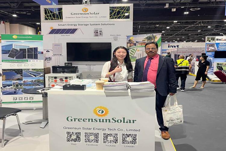 Greensun au salon de l'énergie solaire de Dubaï