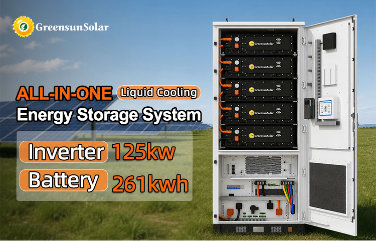 261KWH liuquid cooling BESS solution
